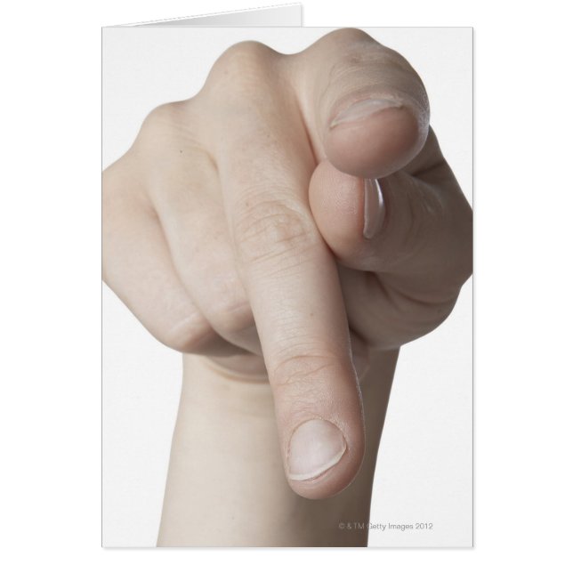 Cartão Língua de Sinais Americana 20 (Frente)