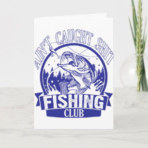 Cartão Linguagem adulta não capturada Humor de pesca