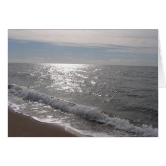 Cartão Linha costeira de Connecticut