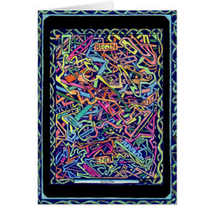 Cartão Linha de masterização de tempo de festa