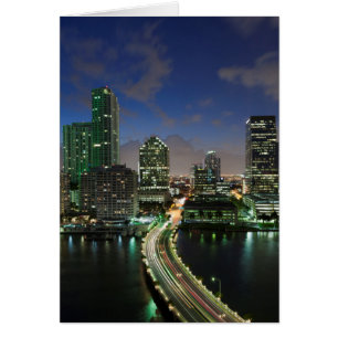 Cartão Linha do horizonte urbano