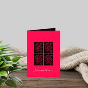 Cartão Linha Jardim à Meia-Noite Flor de Amora Silvestre