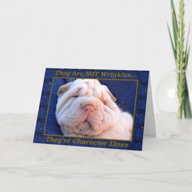 Cartão Linhas de Caractere (Frente)