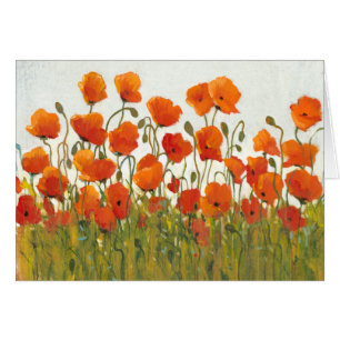Cartão Linhas de Poppies I