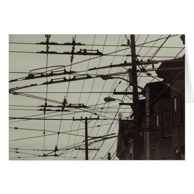 Cartão Linhas de San Francisco MUNI (Frente Horizontal)