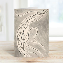 Cartão Linhas Rítmicas | Abraham Walkowitz