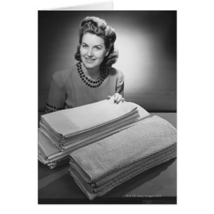 Cartão Linho e toalhas passados