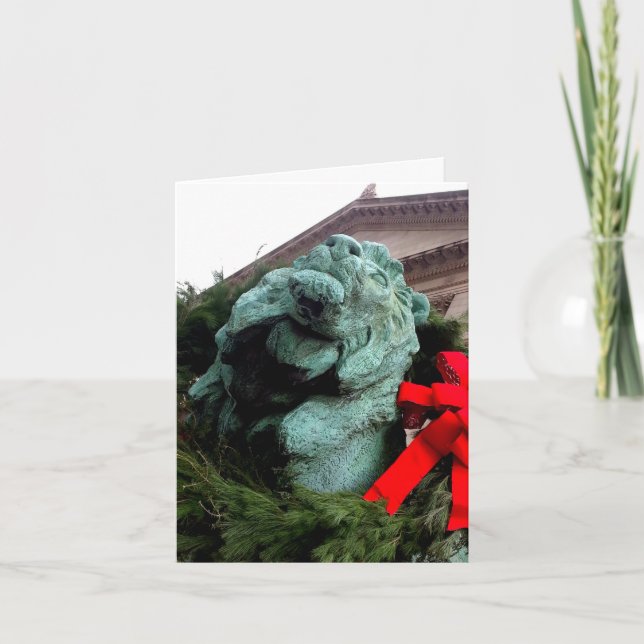 Cartão Lion do Sul no Instituto de Arte de Chicago (Frente)