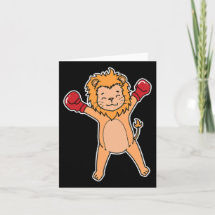 Cartão Lion faz boxing