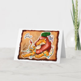 Cartão LION & LAMB PAZ (semi-brilho) - Jeff Willis Art