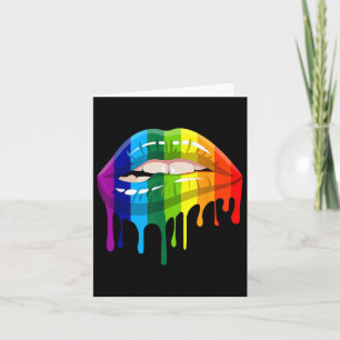 Cartão Lip Gay de Orgulho Lésbica - Lgbtq _1