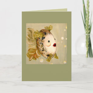 Cartão Lipstick fish card