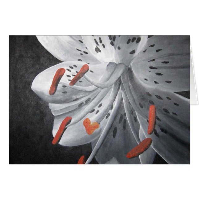 Cartão Lírio (Frente Horizontal)