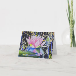 Cartão Lírio de água