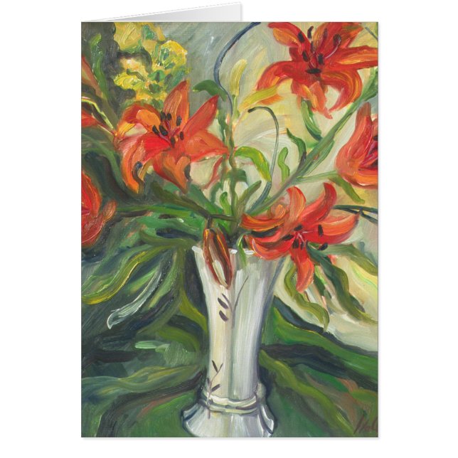 Cartão Lírios (Frente)