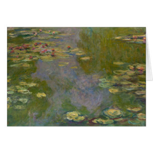 Cartão Lírios de água de Claude Monet , 1919