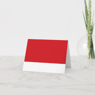Cartão Listrado de vermelho