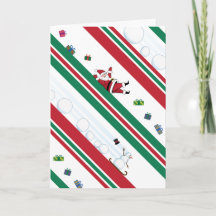 Listras de Natal do Papai Noel e Boneco de Neve