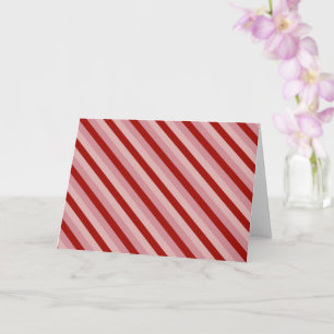 Cartão Listras de São Valentim Personalizáveis