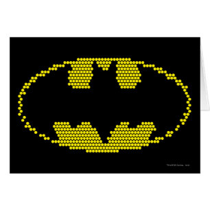 Cartão Lite-Brite Bat Emblem