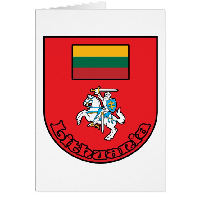Cartão Lithuania (Frente)