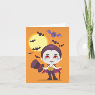 Cartão Little Count Dracula