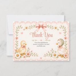 Cartão Little Duckling Dreams Thank You Card