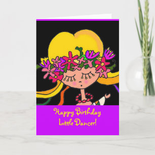 Cartão Little Girl Ucraniano Folart de Vera Trembach