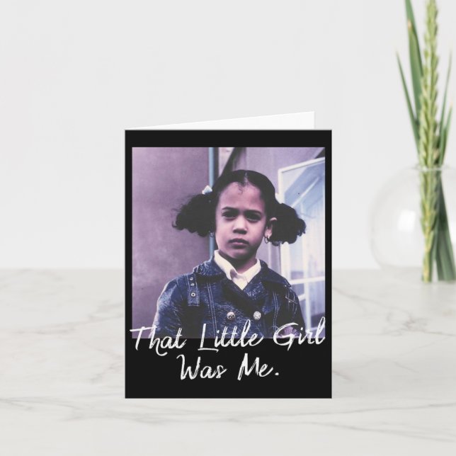 Cartão Little Girl was Me T Shirt Kamala Harris 2020 (Frente)