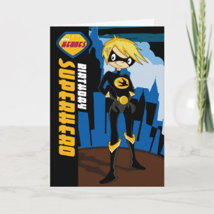 Cartão Little Heroes Superhero Birthday Card