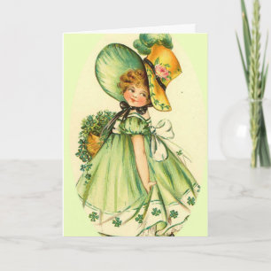 Cartão Little Irish Girl Card