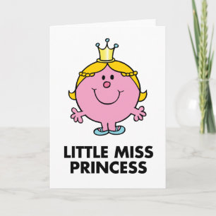 Cartão Little Miss Princesa Antecedentes