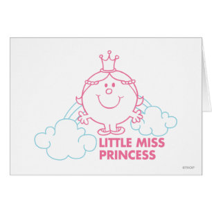 Cartão Little Miss Princesa   Cabeça Nas Nuvens