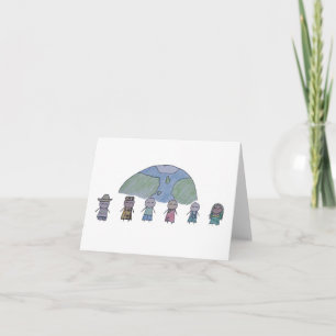 Cartão Little One children of the world note cards