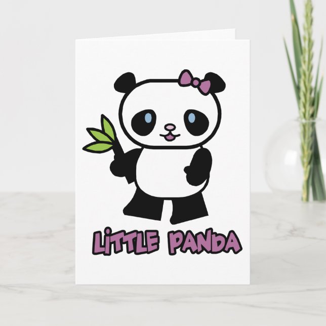 Cartão Little Panda (Frente)