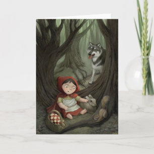 Cartão Little Red Riding Hood Greeting Card