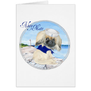 Cartão Little Sailor Pekingese