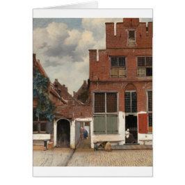 Cartão Little Street Johannes Vermeer