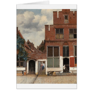 Cartão Little Street Johannes Vermeer
