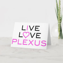 Cartão Live Love Plexus