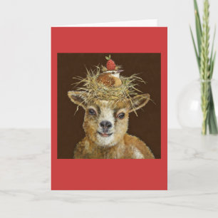 Cartão Livin' High on Goat card