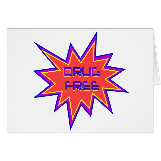 Cartão Livre de Drogas (Frente Horizontal)