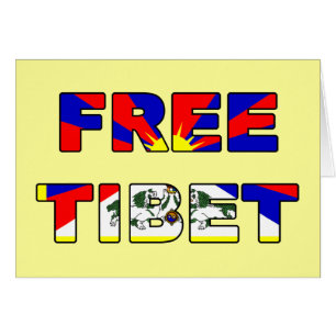 Cartão livre de Tibet
