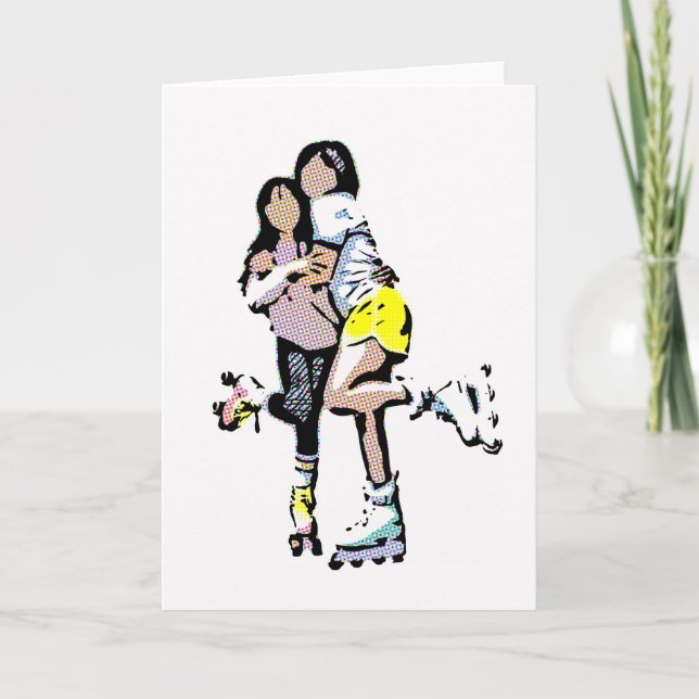 Cartão Livro de banda desenhada dos melhores amigos do ci (Frente)