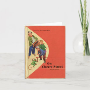 Cartão Livro de Leitura Vintage do '50 (bilhete)