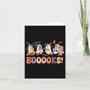 Cartão Livro Fantástico Engraçado Lendo Livros De Hallowe