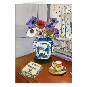 Cartão Livro Gumbo e Flores