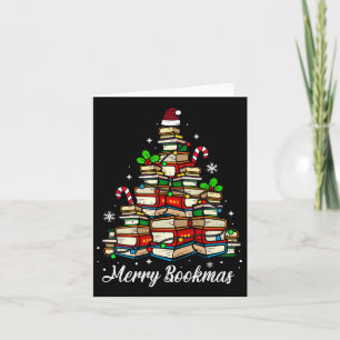 Cartão Livros de feliz Livros de Árvore de Natal Vestidos