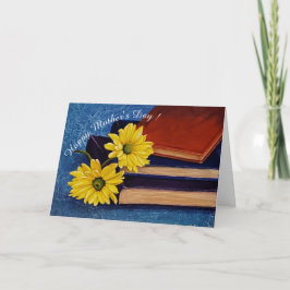 CARTÃO LIVROS FELIZ DIA DAS MÃES