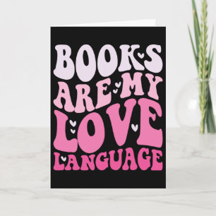 Cartão Livros São Minha Linguagem do Amor Dia dos Namorad